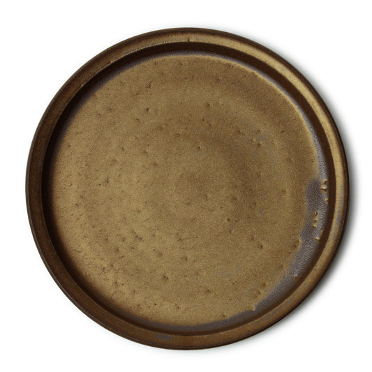 Yoko Onda Round Plate Gold 22cm
