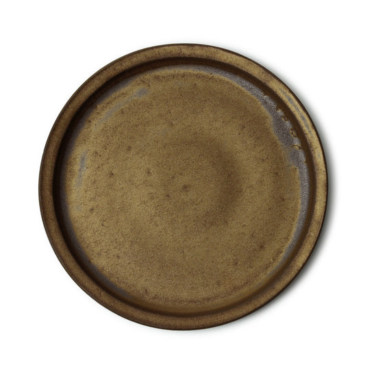 Yoko Onda Round Plate Gold 20cm