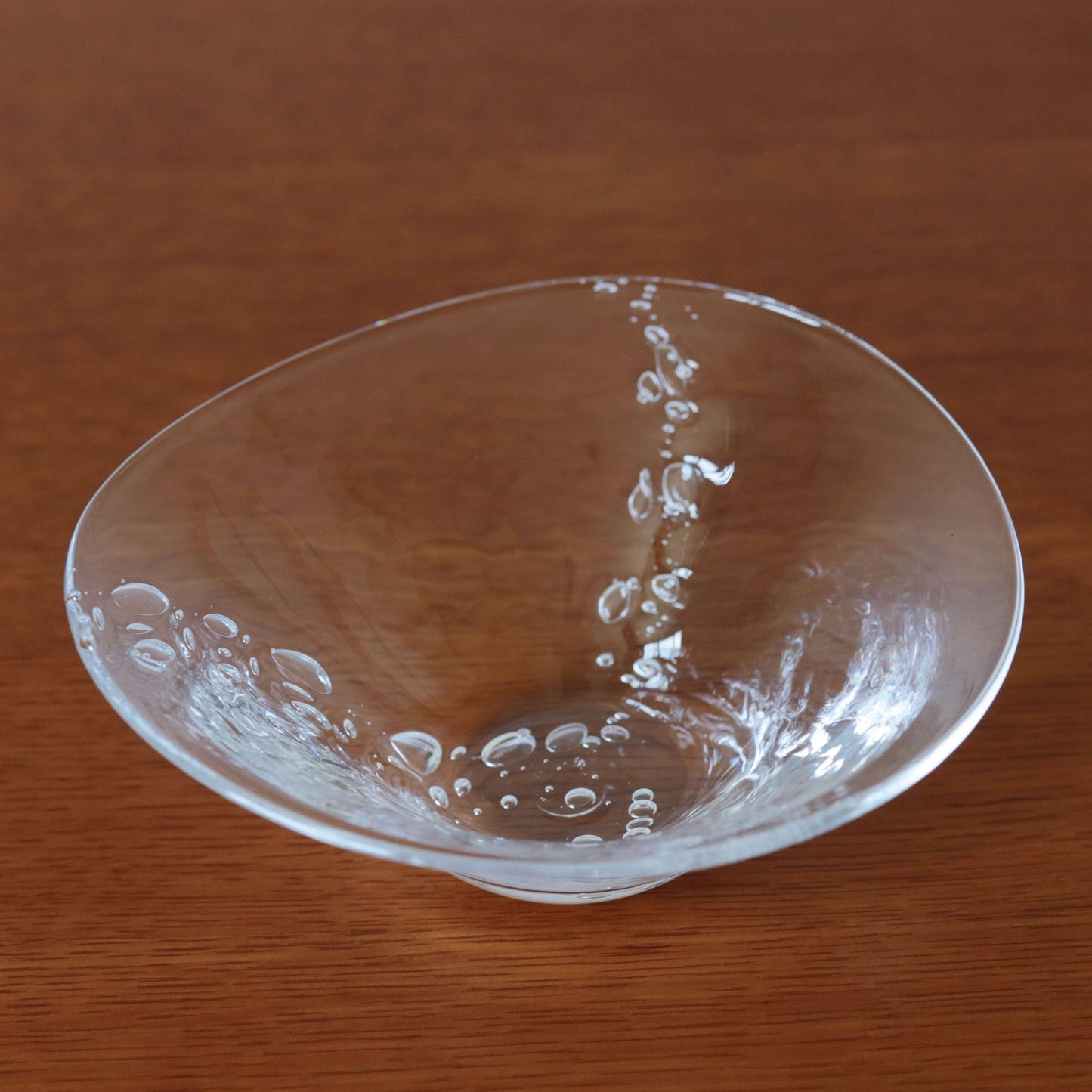Glass Studio Gengensha Bubble Plate Triangle Small