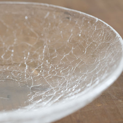 Daisaku Hashimura Crack Glass Shallow Bowl