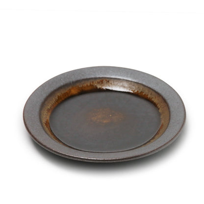 Kei Kawachi Round Plate Amber