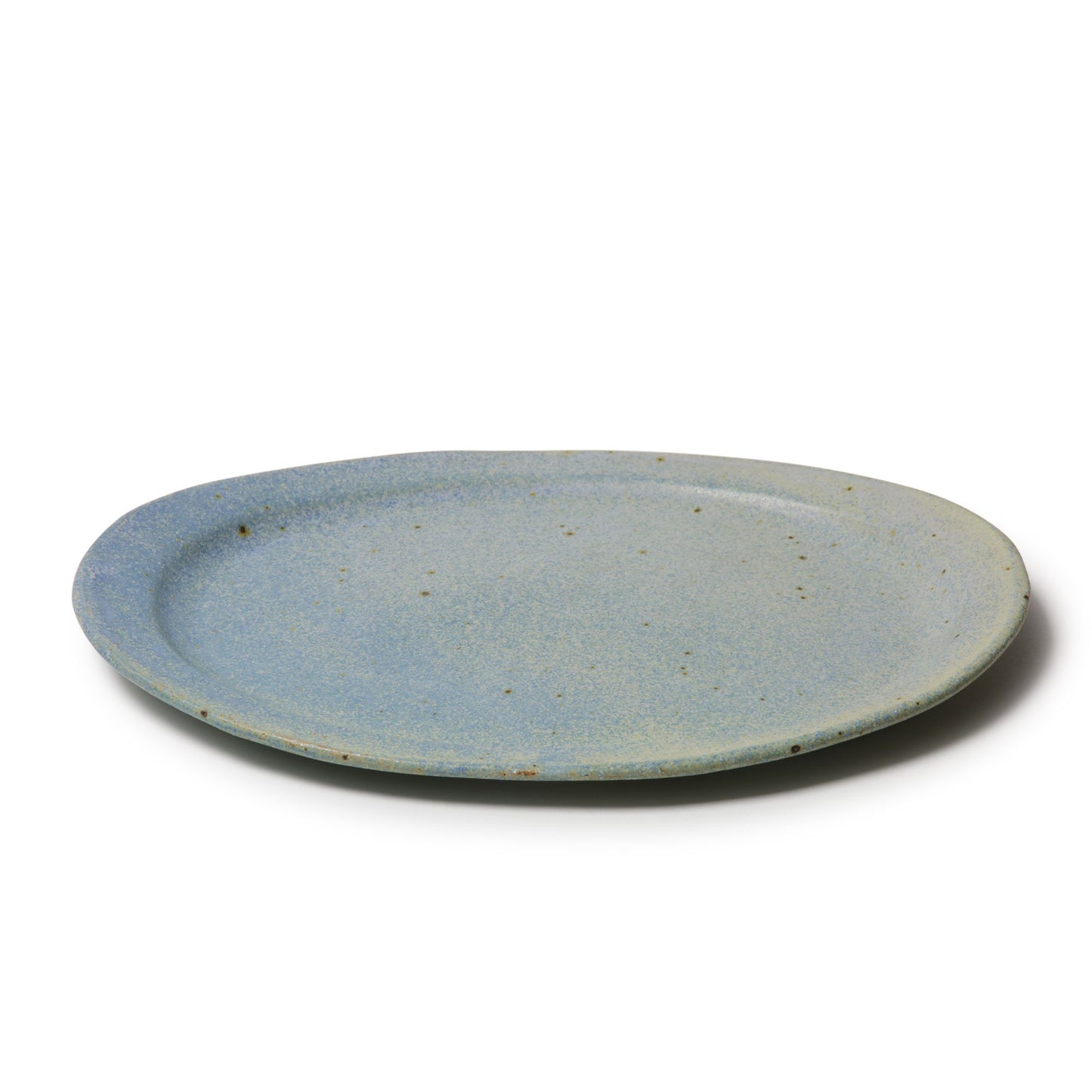 Keiko Nakamura  Oval Plate Light Blue