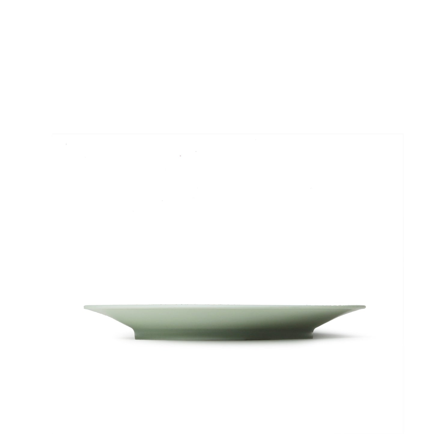 KANEAKI SAKAI POTTERY flat 5 plate pale blue