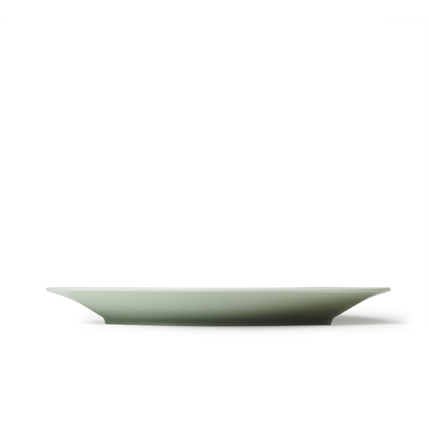 KANEAKI SAKAI POTTERY flat 7 plate pale blue
