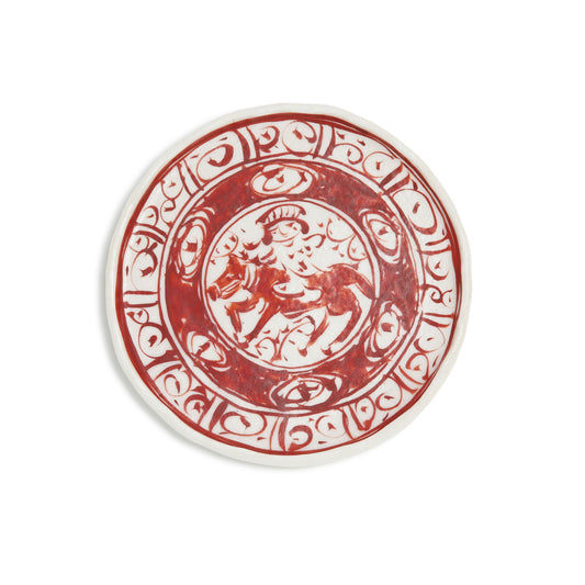 Hiroshi Hanzawa Horse Painted Small Plate