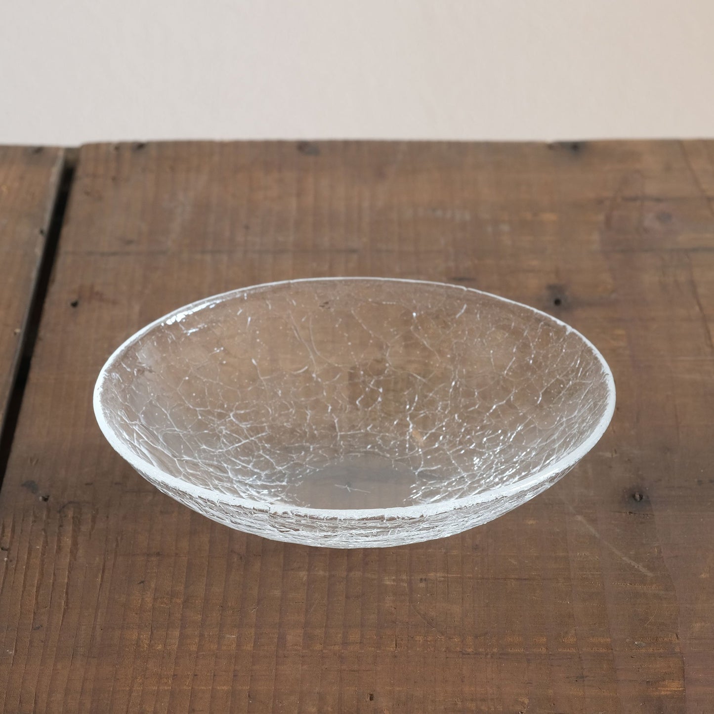 Daisaku Hashimura Crack Glass Shallow Bowl
