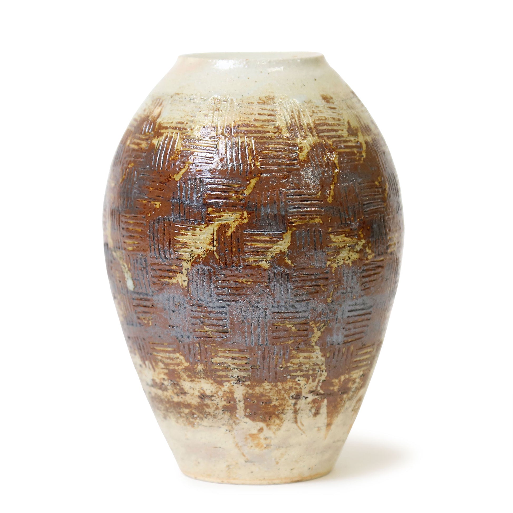 Shinsuku Okumura Japanese pottery vase vessel