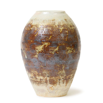 Shinsuku Okumura Japanese pottery vase vessel