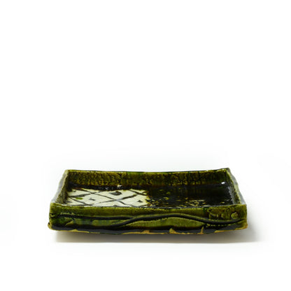 Hiroshi Hanzawa Oribe Edged Plate Medium