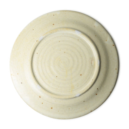 Kei Kawachi Large Round Dinner Plate White