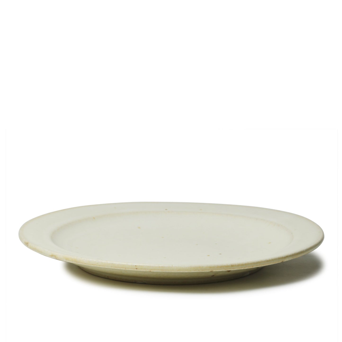 Kei Kawachi Large Round Dinner Plate White