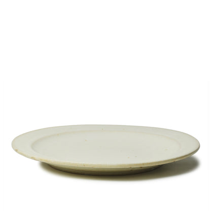 Kei Kawachi Large Round Dinner Plate White