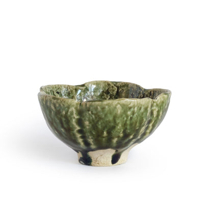 Hiroshi Hanzawa Flower Shaped Small bowl Oribe