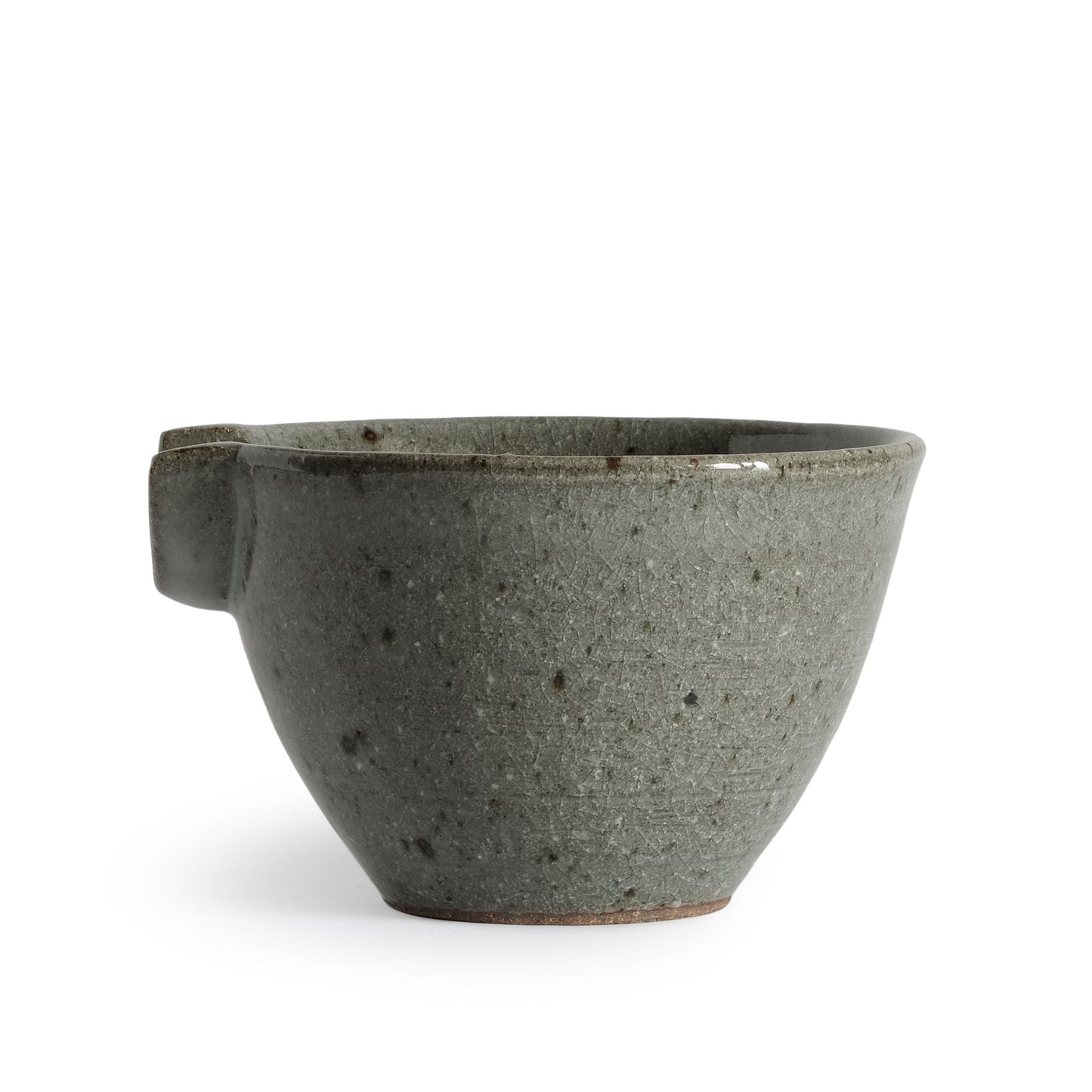 Yamatada Ceramique Mortar Katakuchi Small Grey