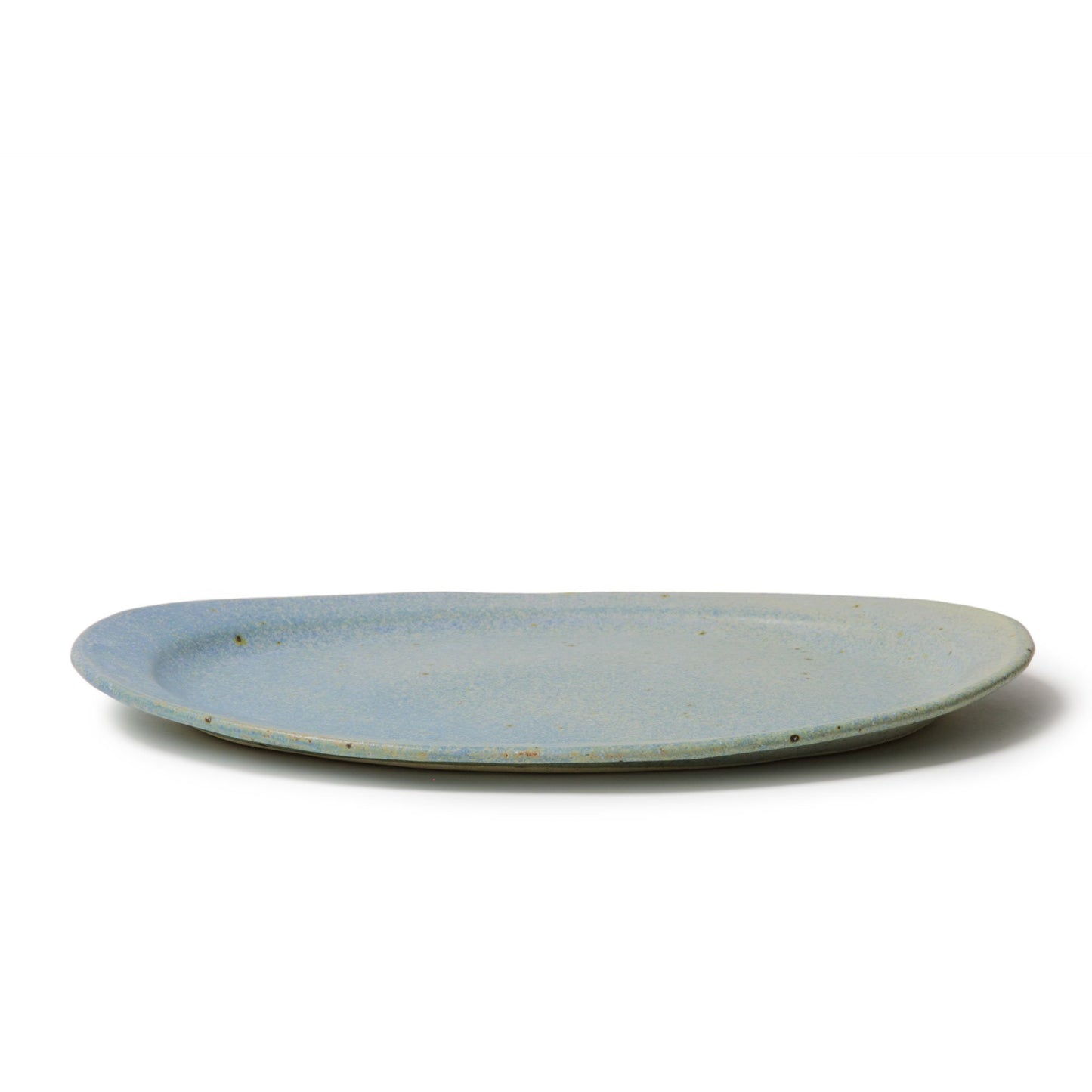 Keiko Nakamura  Oval Plate Light Blue