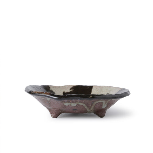 Junri Hamada Kuro Oribe Plate M