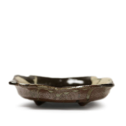 Junri Hamada Kuro Oribe Rectangle Plate