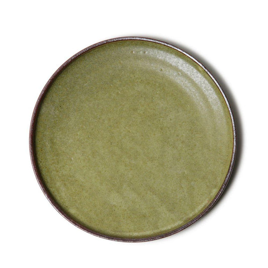 Keiko Nakamura  Bon Round Plate L Green