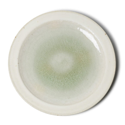 Kei Kawachi Large Round Dinner Plate Ash Glaze