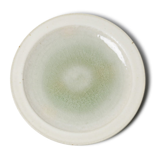 Kei Kawachi Large Round Dinner Plate Ash Glaze