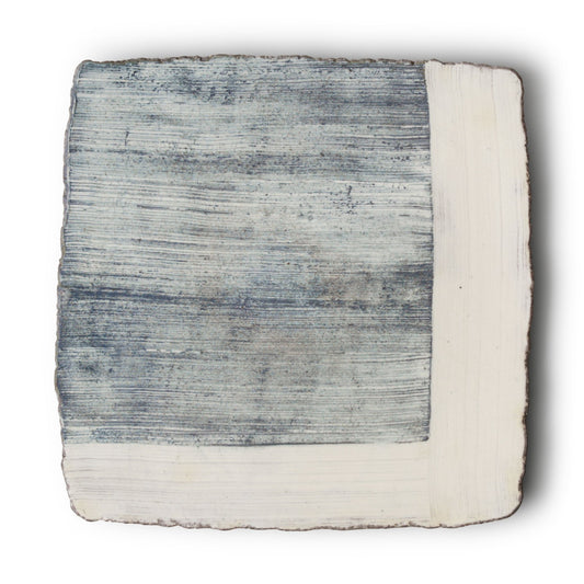 Cocochiya Hakeme Indigo Rectangle Plate Large