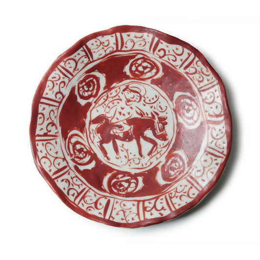 Hiroshi Hanzawa Horse Painted Dinner Plate