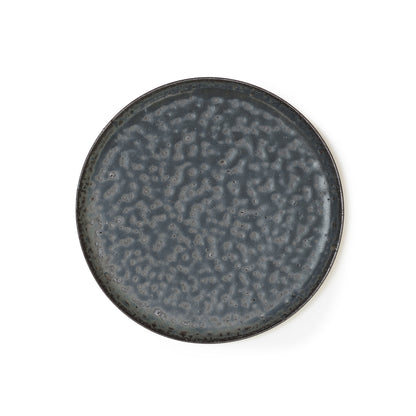 Futoshi Yamashita Volcanic Ash Glaze Indigo Plate