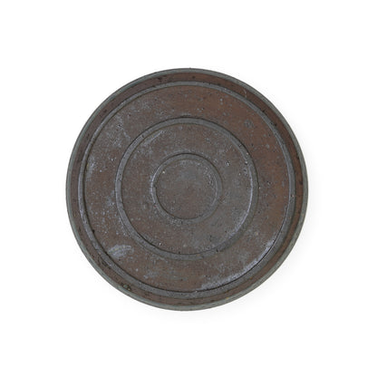 Futoshi Yamashita Volcanic Ash Glaze Indigo Plate